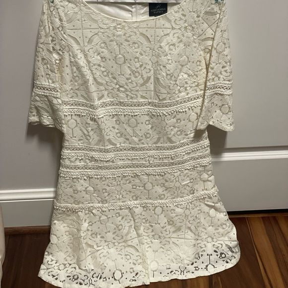 Adrianna Papell White Summer Dress - Picture 1 of 4